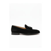 side-view - Men's Brown Suede Loafer Shoes