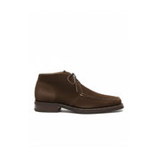 Men's Brown Suede Oxford Dress Shoes - side-view