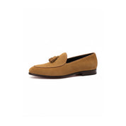 side-view - Men's Casual Suede Tassel Loafers