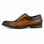 side-view - Men's Classic Brogue Leather Dress Shoes