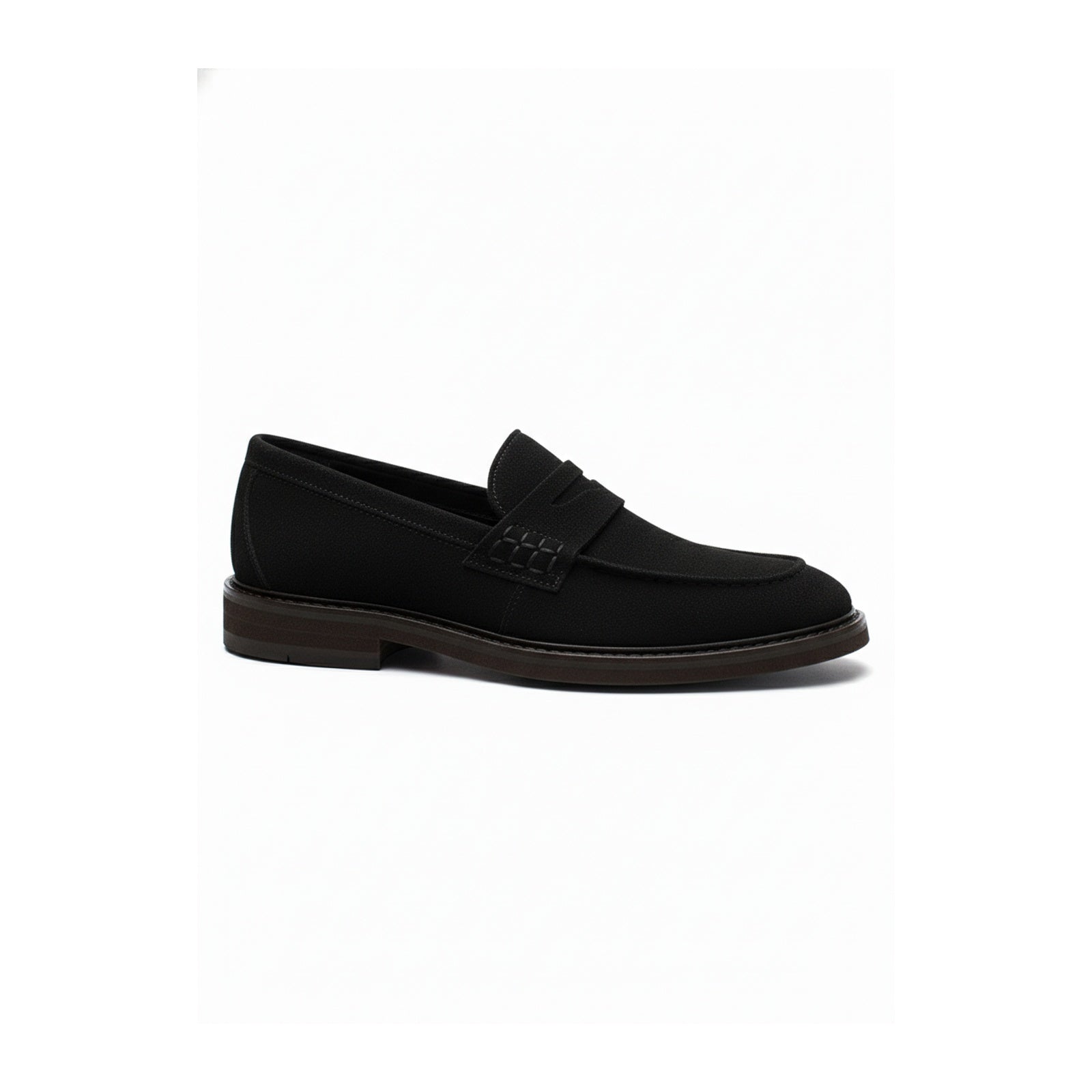 side-view - Men's Classic Suede Slip-On Loafers
