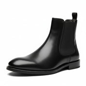 side-view - Men's Cow Leather Chelsea Dress Boots