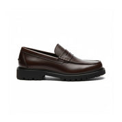 side-view - Men's Cow Leather Penny Loafers