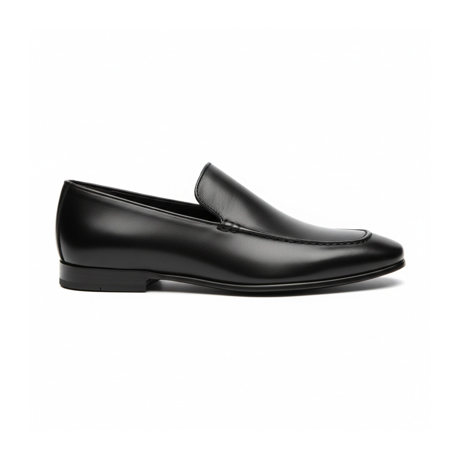 side-view - Men's Cow Leather Slip-On Loafers