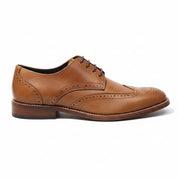 side-view - Men's Full Grain Leather Wingtip Dress Shoes
