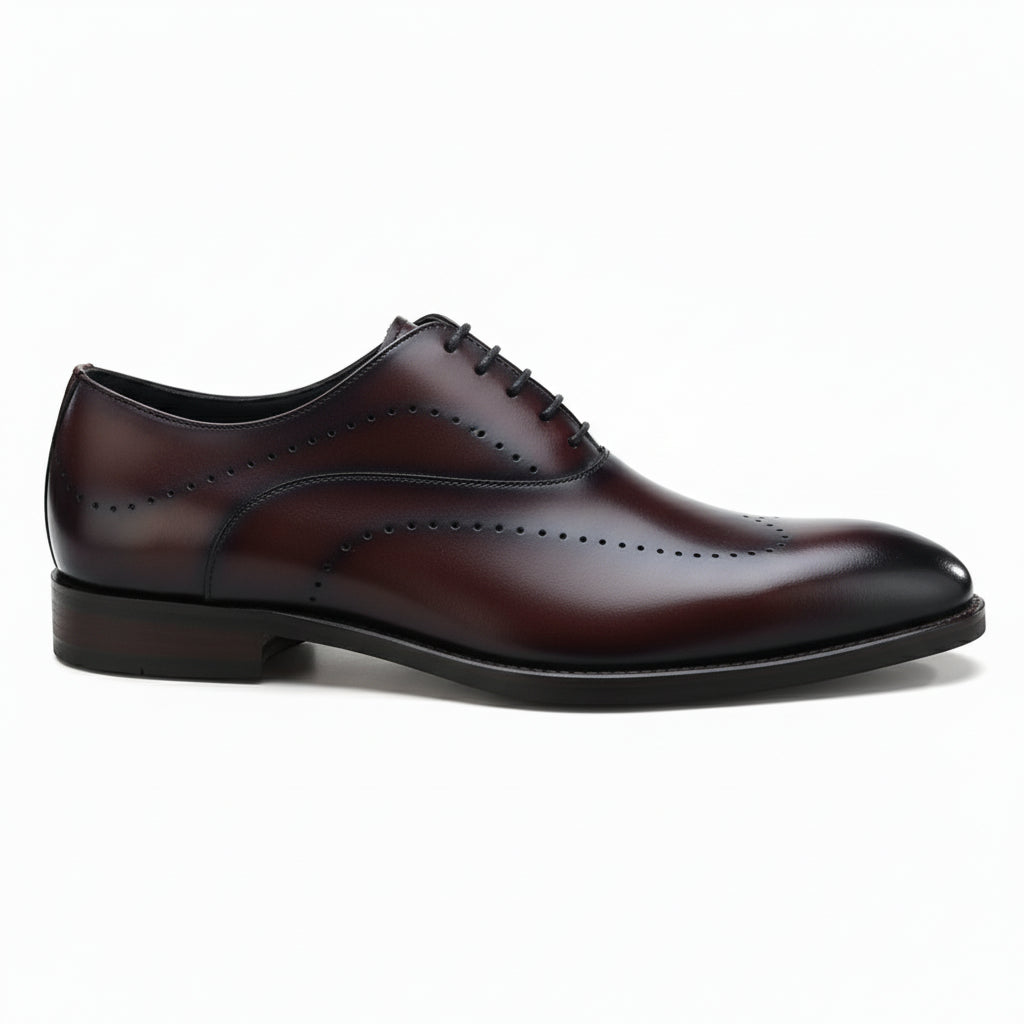 side-view - Men's Genuine Leather Dress Shoes