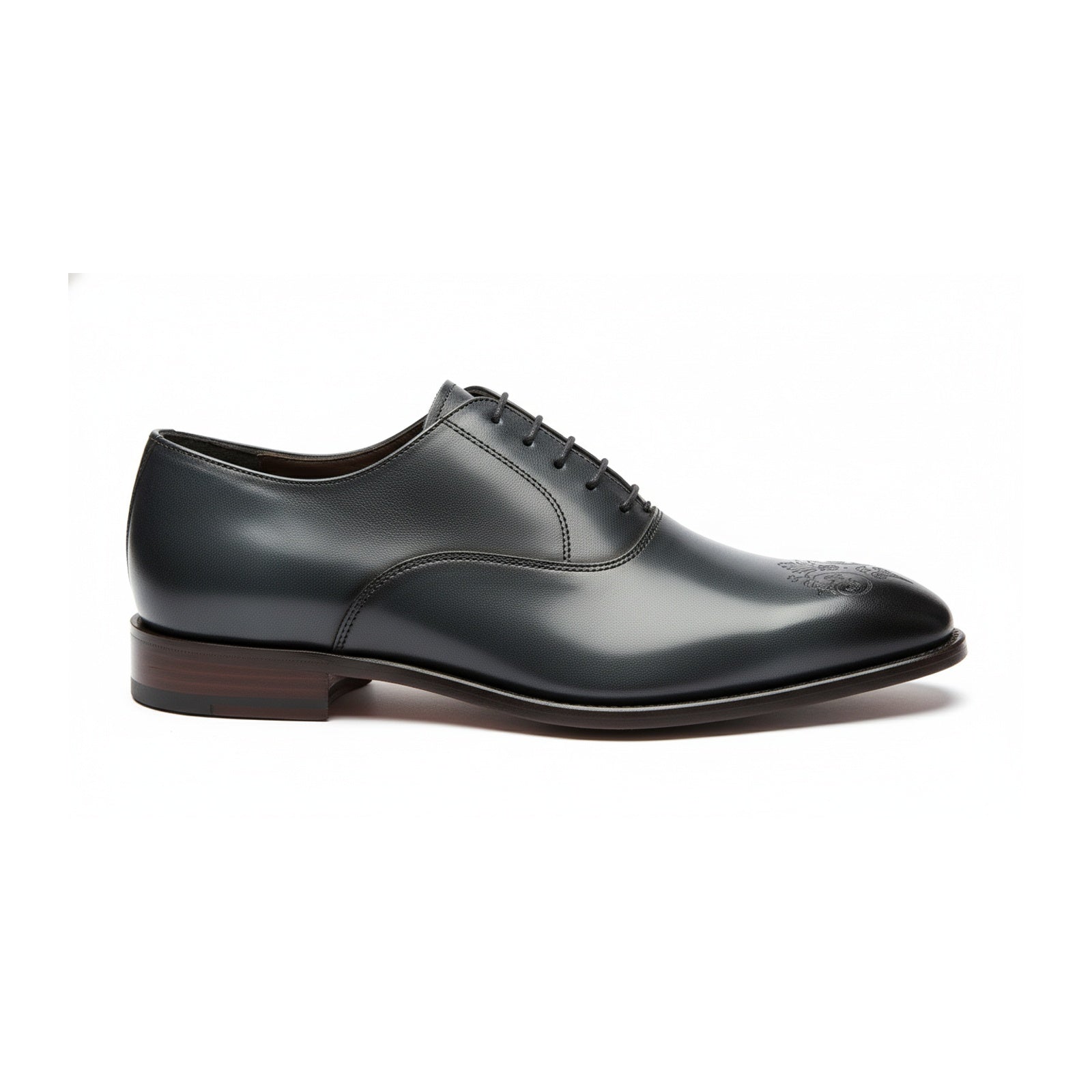 side-view - Men's Genuine Leather Oxford Dress Shoes