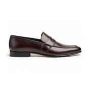 side-view - Men's Tan Brown Leather Moccasins
