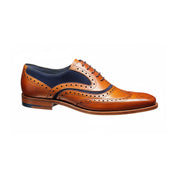 Men's Tan Leather Formal Dress Shoes - side-view