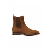 Men's Tan Suede Chelsea Boots - side-view