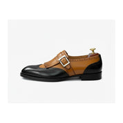 Men's Two-Tone Leather Dress Shoes - side-view