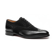 Men's Two-Tone Wingtip Leather Dress Shoes - side-view