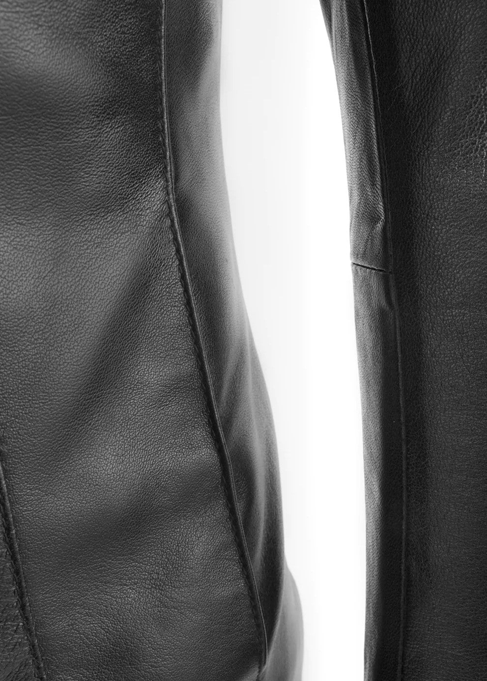 Gothic Women's Lambskin Leather Jacket, Black Soft Leather Women's Jacket - Image 5