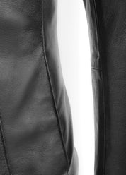 Gothic Women's Lambskin Leather Jacket, Black Soft Leather Women's Jacket - Image 5