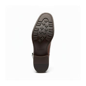 sole-view - Antique Brown Leather Biker Boots