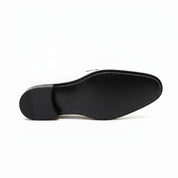 sole-view - Handmade Men Two Tone Penny Loafer Shoes, Men Spectatorleather Shoes