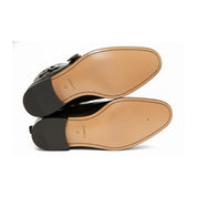 Men's Ankle High Leather Boots - sole-view