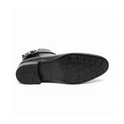 Men's Black Jodhpur Leather Boots - sole-view