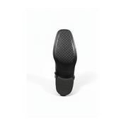sole-view - Men's Black Leather Ankle Boots