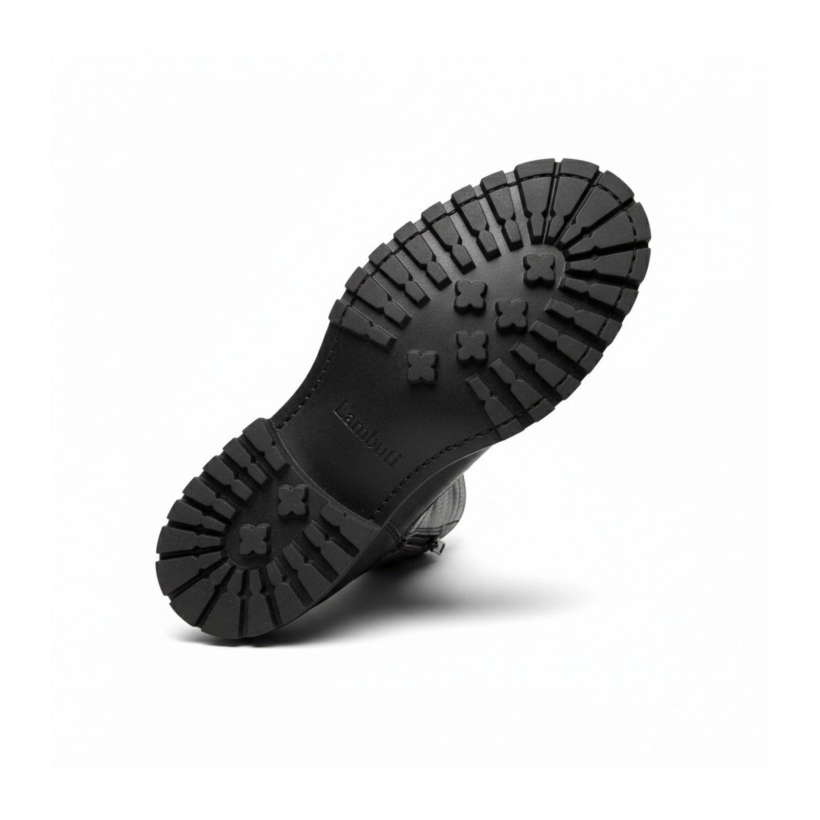 sole-view - Men's Black Leather Back Zip Boots