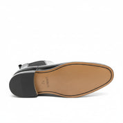 sole-view - Men's Black Leather Chelsea Boots