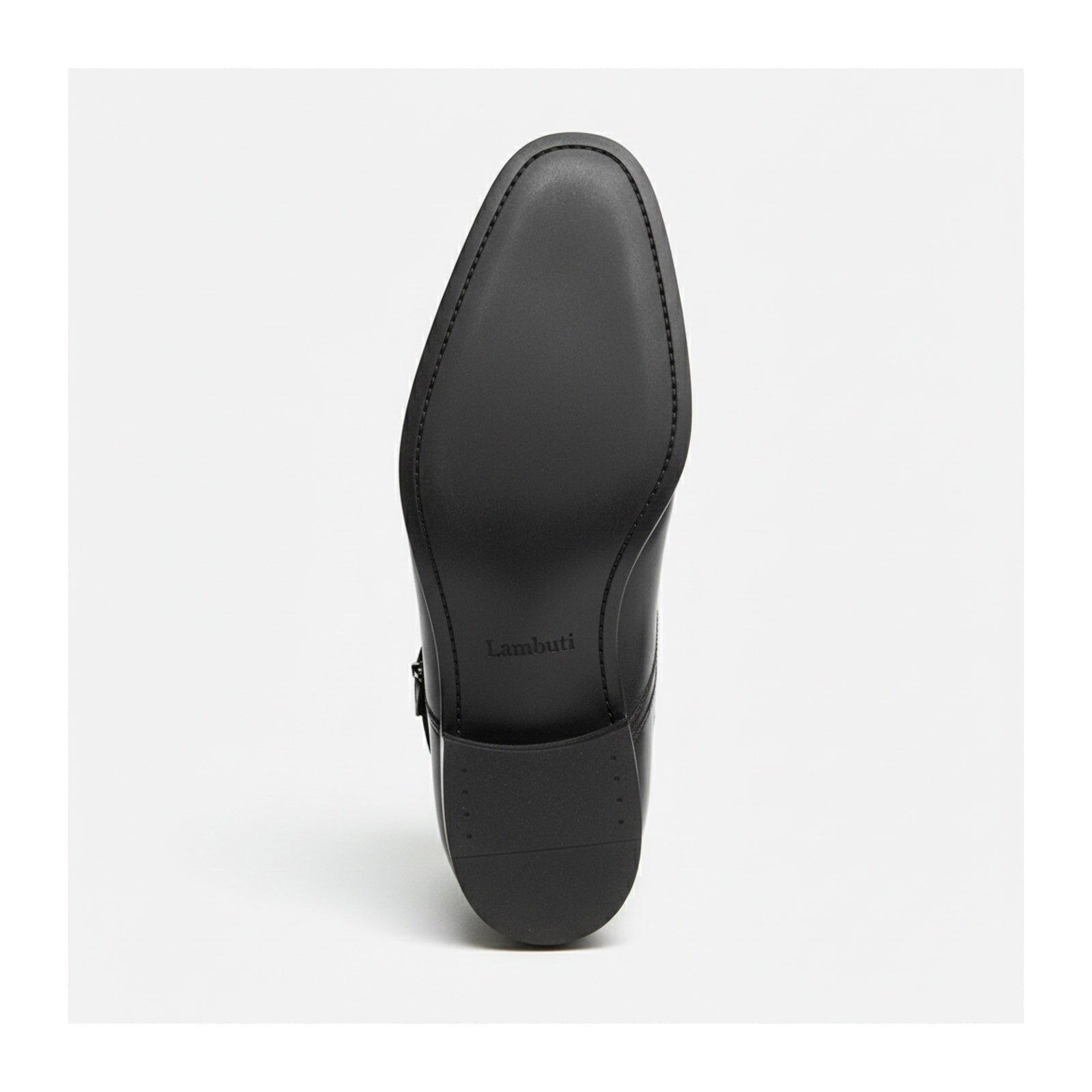 sole-view - Men's Black Leather Jodhpurs Ankle Boots