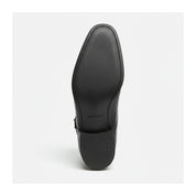 sole-view - Men's Black Leather Jodhpurs Ankle Boots