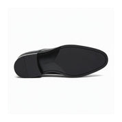 sole-view - Men's Black Leather Oxford Dress Shoes