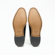 sole-view - Men's Black Leather Oxford Shoes