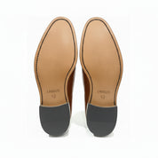 sole-view - Men's Brown Leather Boat Shoes