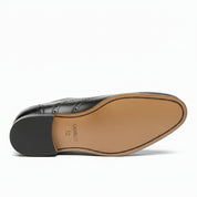 sole-view - Men's Brown Leather Brogue Dress Shoes