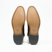 sole-view - Men's Brown Leather Chelsea Ankle Boots