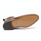 sole-view - Men's Brown Leather Chelsea Boots