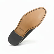 sole-view - Men's Brown Leather Dress Loafers