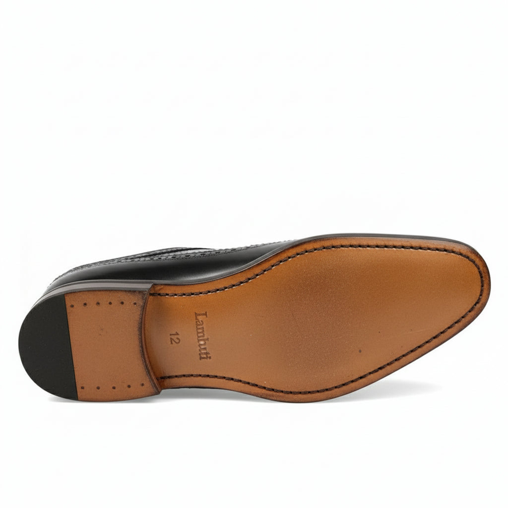 sole-view - Men's Brown Leather Dress Shoes