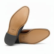 sole-view - Men's Brown Leather Dress Shoes