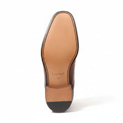 sole-view - Men's Brown Leather Lace-Up Boots