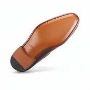 sole-view - Men's Brown Leather Loafer Moccasins