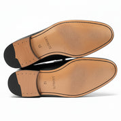 sole-view - Men's Brown Leather Loafers