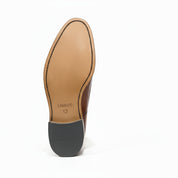 sole-view - Men's Brown Leather Moccasins
