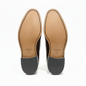 sole-view - Men's Brown Leather Oxford Dress Shoes