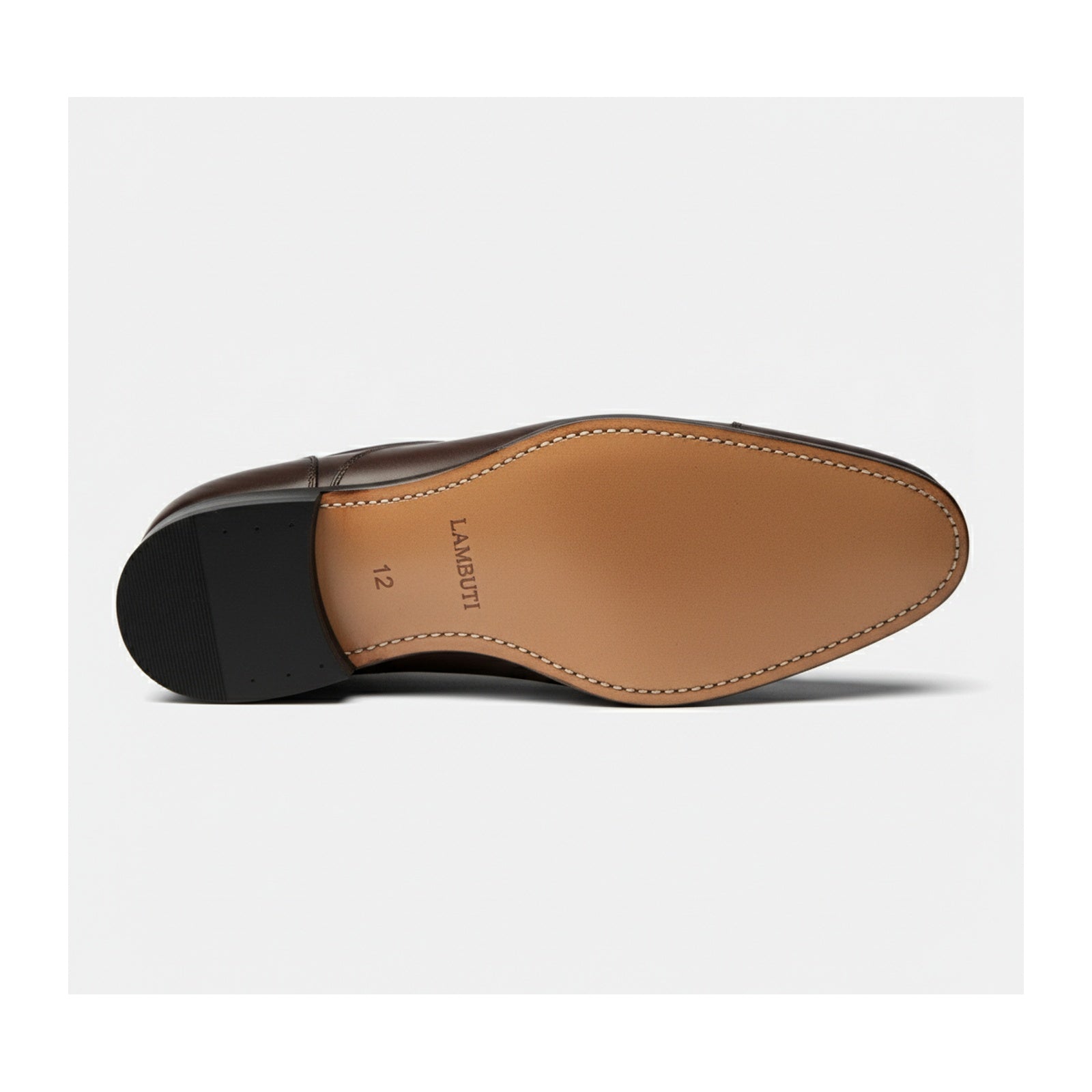 sole-view - Men's Brown Leather Oxford Shoes