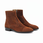 sole-view - Men's Brown Suede Ankle Boots