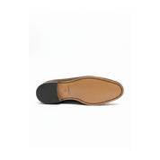 sole-view - Men's Brown Suede Moccasin Dress Shoes