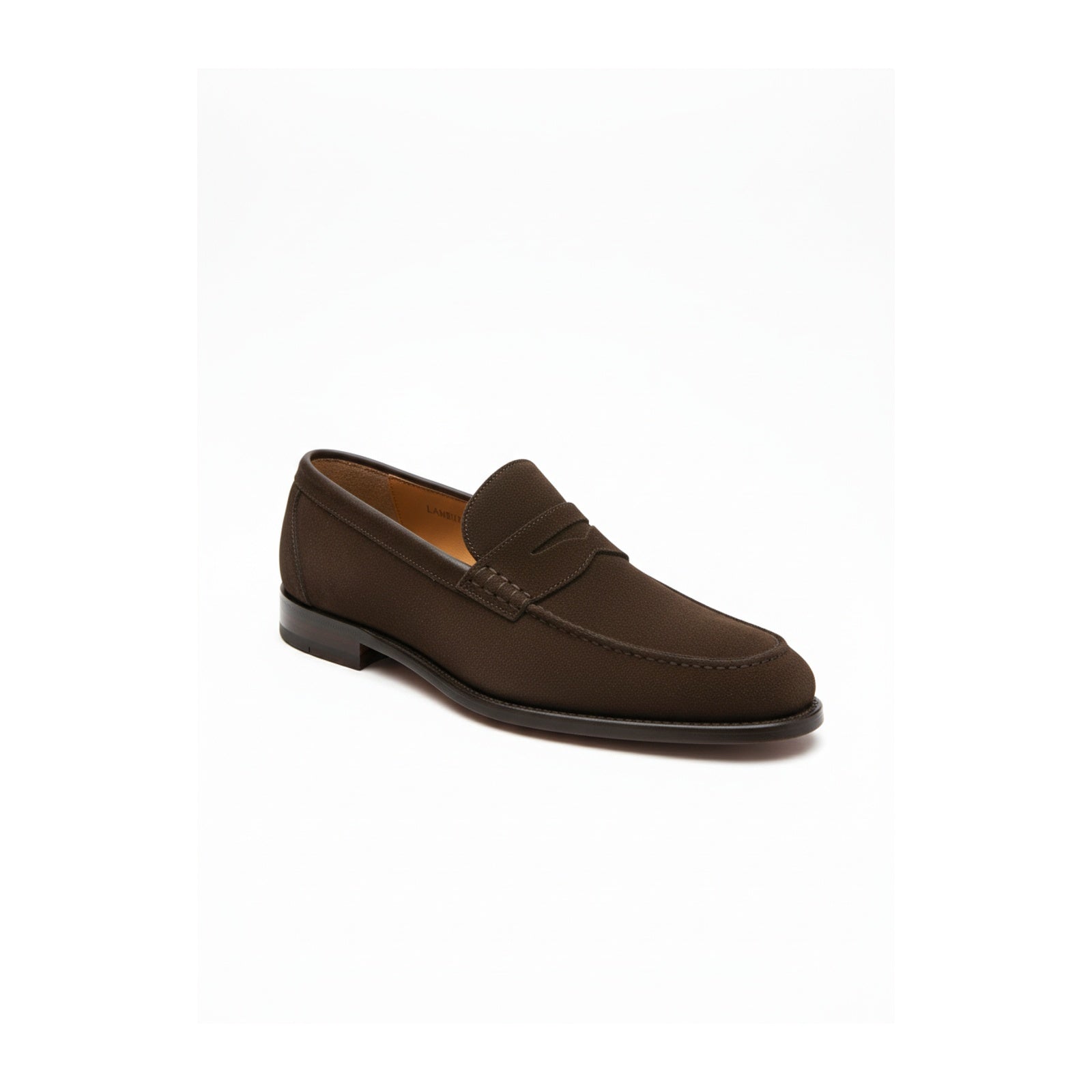 sole-view - Men's Brown Suede Moccasin Loafers