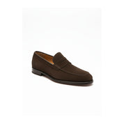 sole-view - Men's Brown Suede Moccasin Loafers
