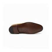 sole-view - Men's Brown Suede Penny Loafers