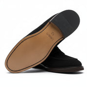 sole-view - Men's Classic Suede Slip-On Loafers