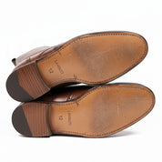 sole-view - Men's Cow Leather Wingtip Boots