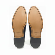 sole-view - Men's Dark Brown Leather Oxford Dress Shoes